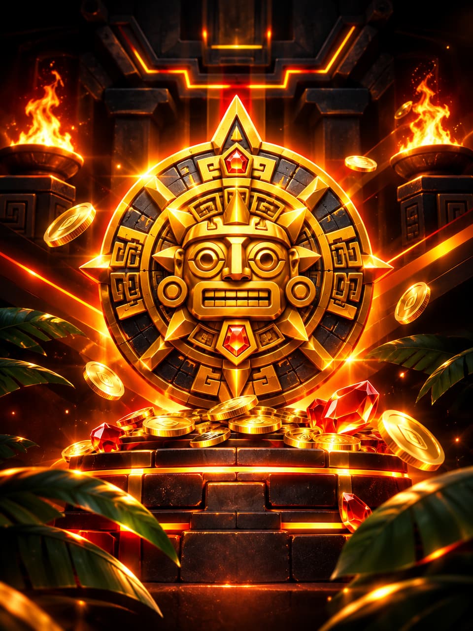 ภาพเกม Treasures Of Aztec ที่ออกแบบใหม่สำหรับ ss168 - เอชเอส168