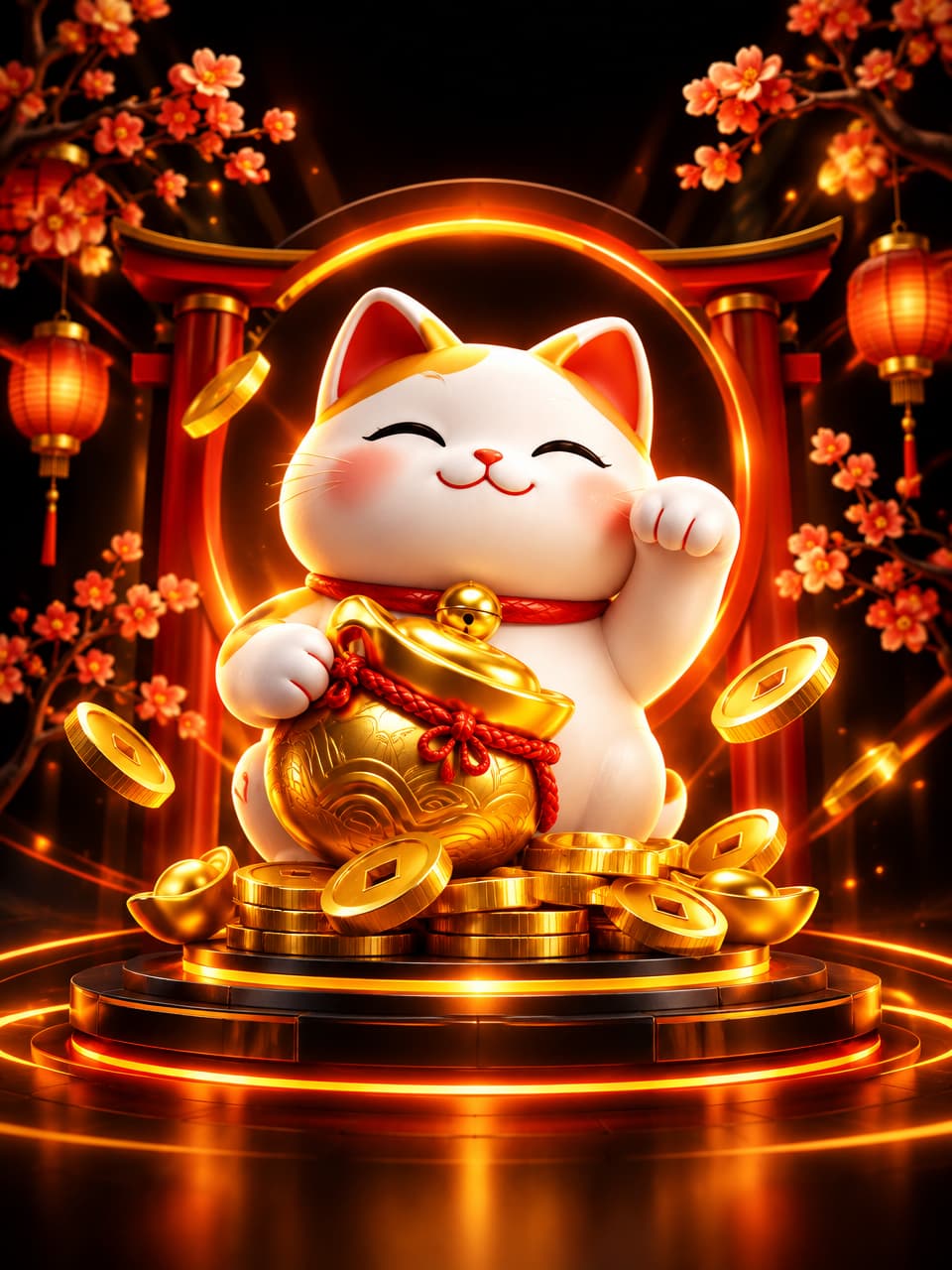 ภาพเกม Lucky Meow Meow 2 ที่ออกแบบใหม่สำหรับ ss168 - เอชเอส168